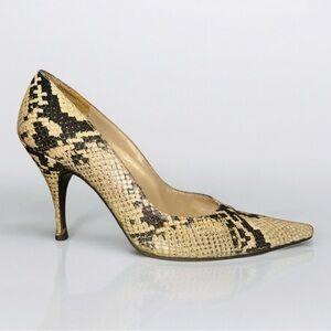 Stuart Weitzman vintage snakeskin pumps size‎ 7.5